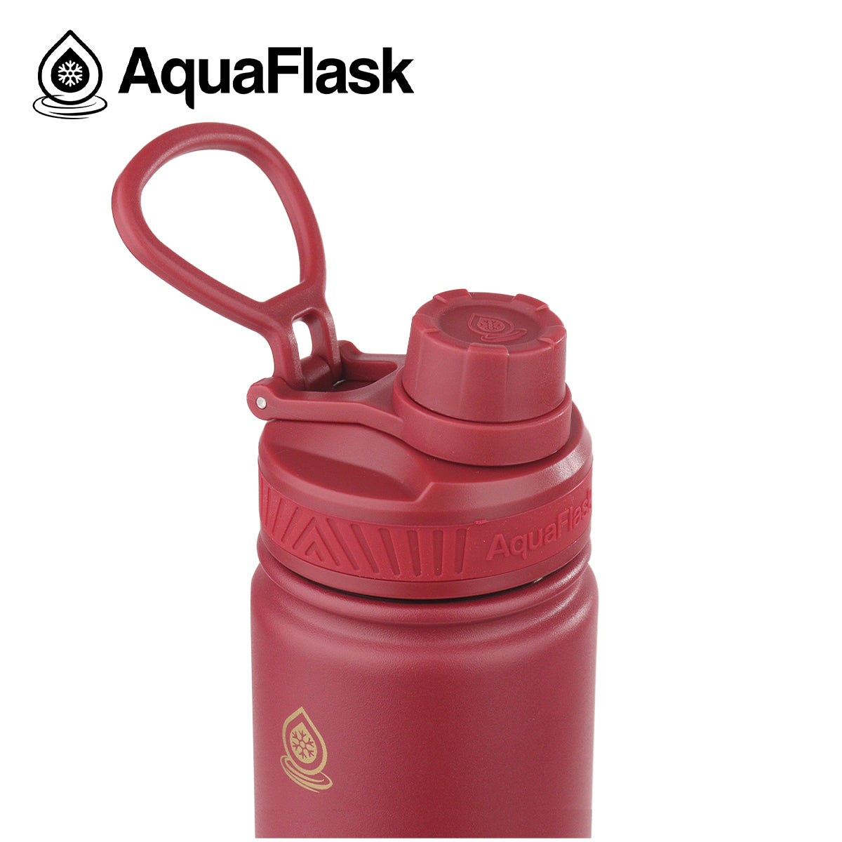 Aqua Flask Boogie Retro Collection 22oz – Wine Red